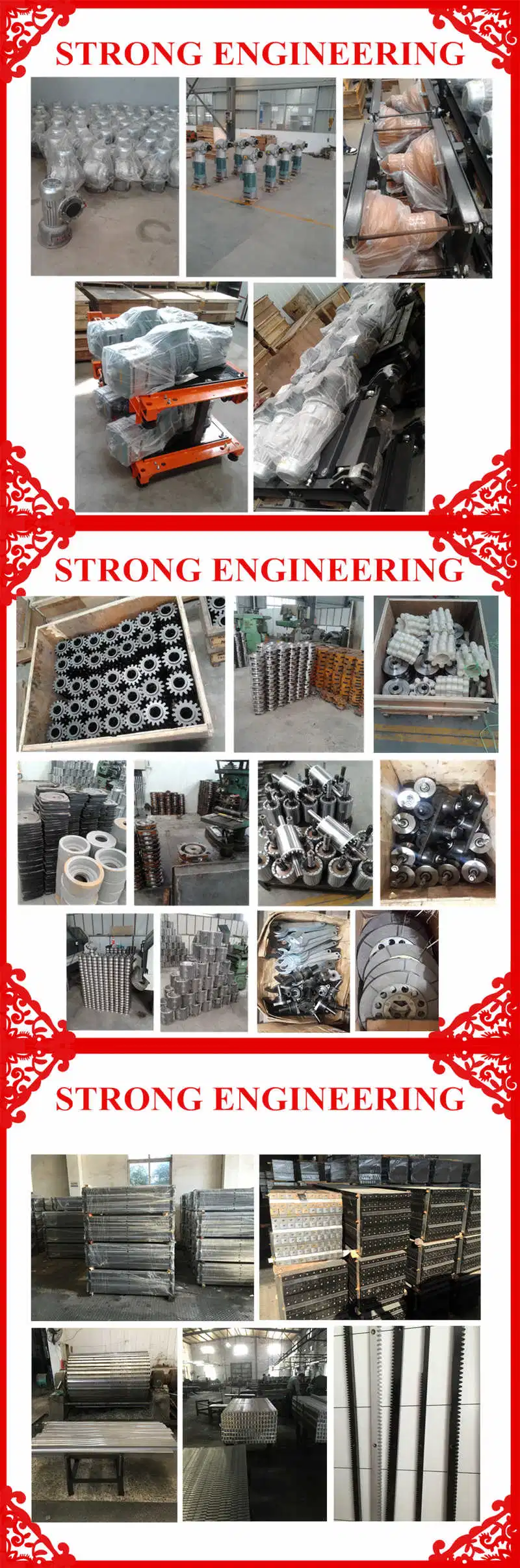 Construction Elevator Hoist and Spare Parts for Lifting