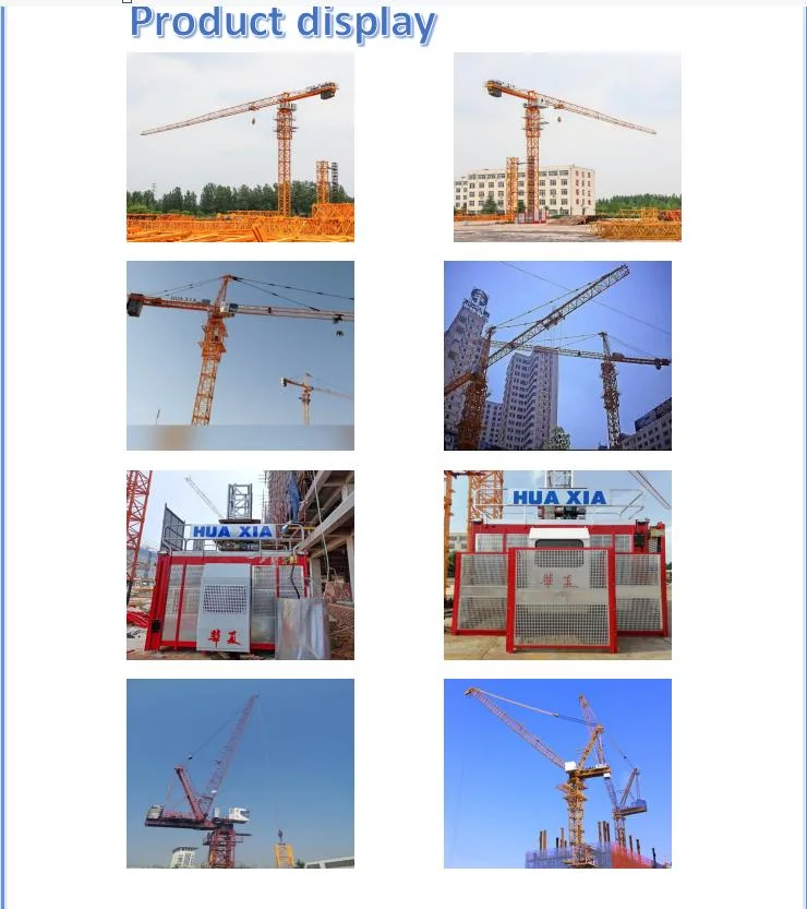 Hot Sale Luffing Jib Crane Luffing Jib Crane Hammerhead Tower Crane