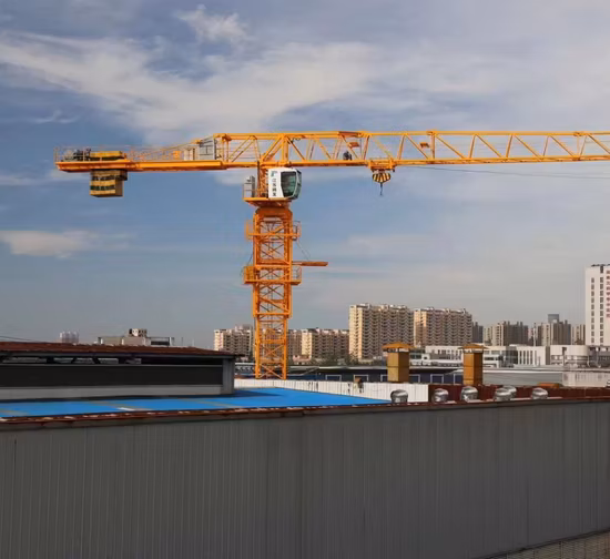 Dahan Nuovo Prodotto Serie H Gru a torre topless H6015 Gru a torre Macchine edili Attrezzature di sollevamento Gru a torre