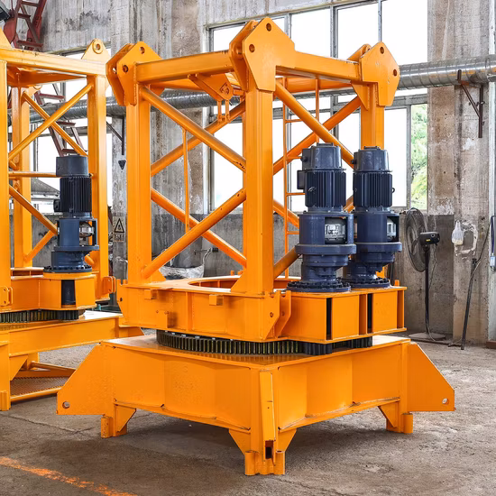 Gru a torre Qtp160 (7015) 10t Flat Top Crane Produttore globale di gru di vendita caldo Gru a torre