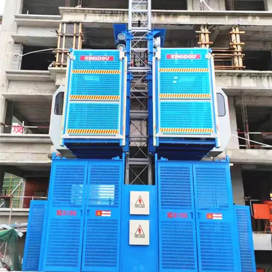 Paranco per edilizia Sc200/200 da 2 tonnellate con capacità di 2.000 kg